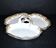 Limoges polylobed mendiant bowl in U&C porcelain