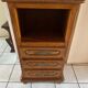 Bedside table in oak – rustic style