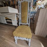 19th century inspired high back chair