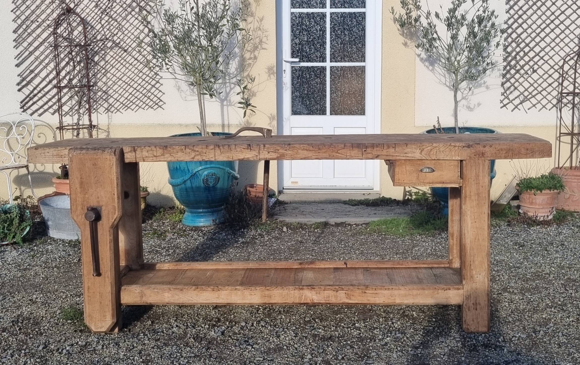 Solid oak table