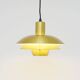 Golden Belux lamp, Denmark 1970s