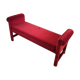 Banquette vintage en velours