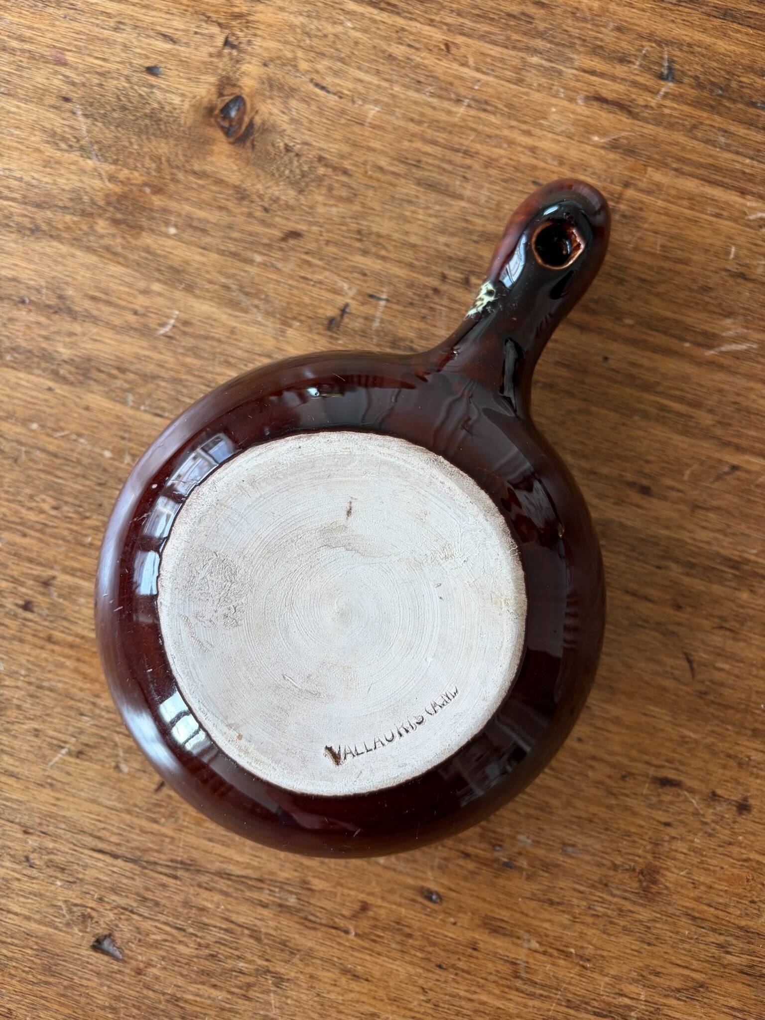 Small pan, pocket emptier - vintage Vallauris