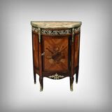 Small living room piece in precious wood marquetry, Louis XVI style – mid-19th century.