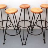 1950s Tripos bar stools, Set of 5