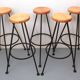 Tabourets de bar Tripos années 1950, Set de 5