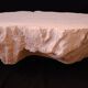 Design coffee table with travertine rock effect — unique piece hand-sculpted.