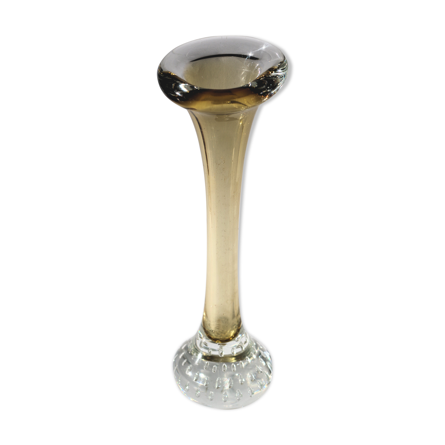 Vase en verre Aseda Glasbruk suède