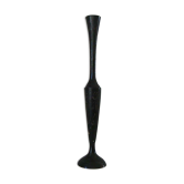 Stylized vase in engraved metal