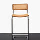 Set of 2 Marcel Breuer design bar stools produced by Cidue, Italy 1970s