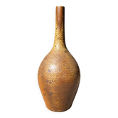 Vase en grès pyrité Michel Dumont / Puisaye