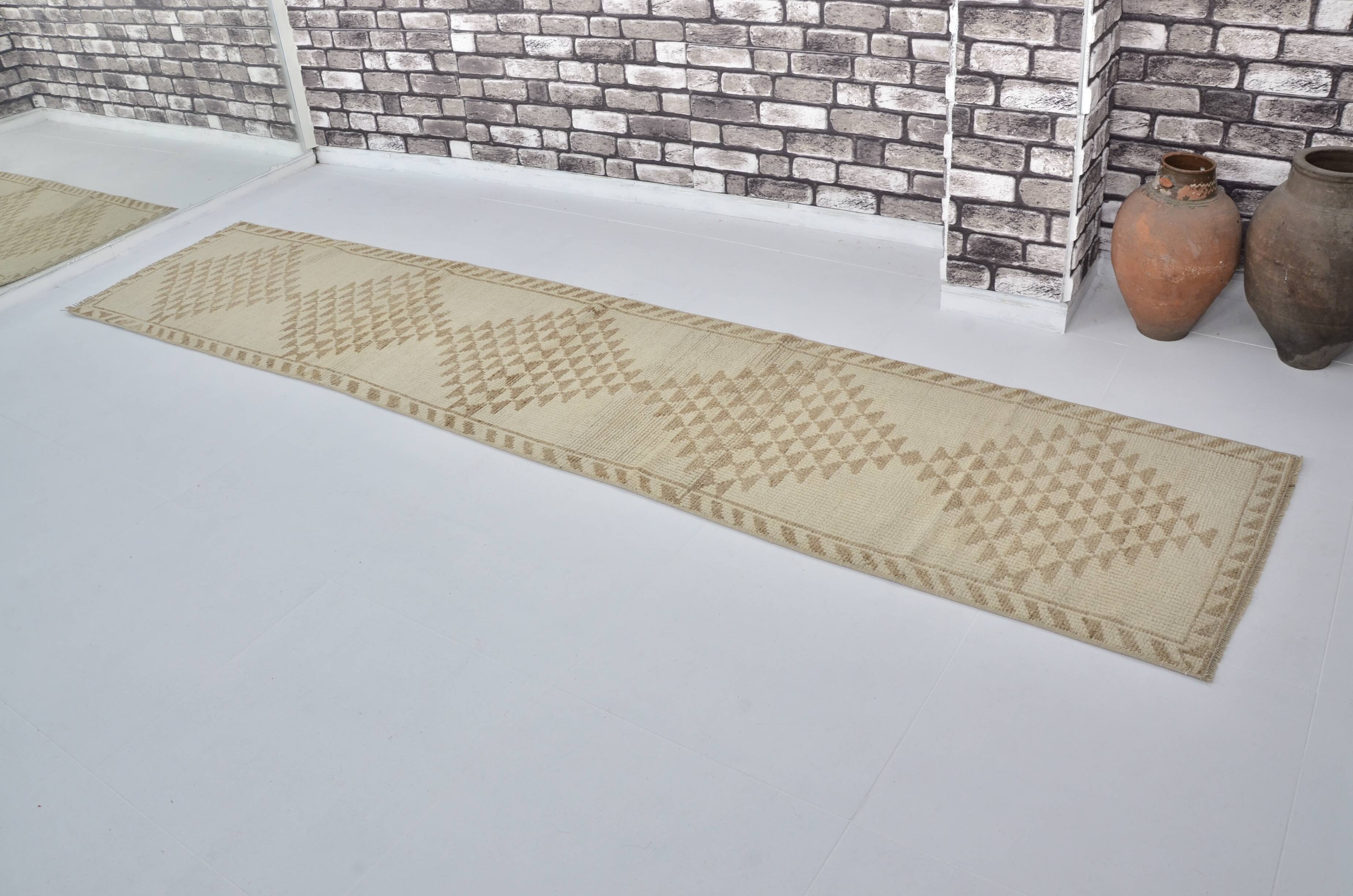 Turkish Anatolian Off White Runner Rug sku 2153