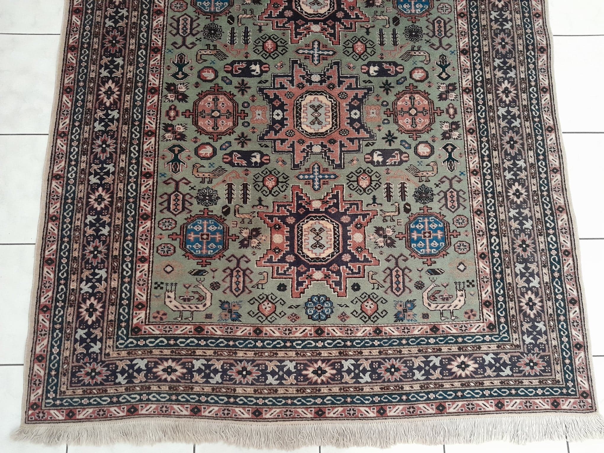 Handmade Caucasian rug 263x158cm