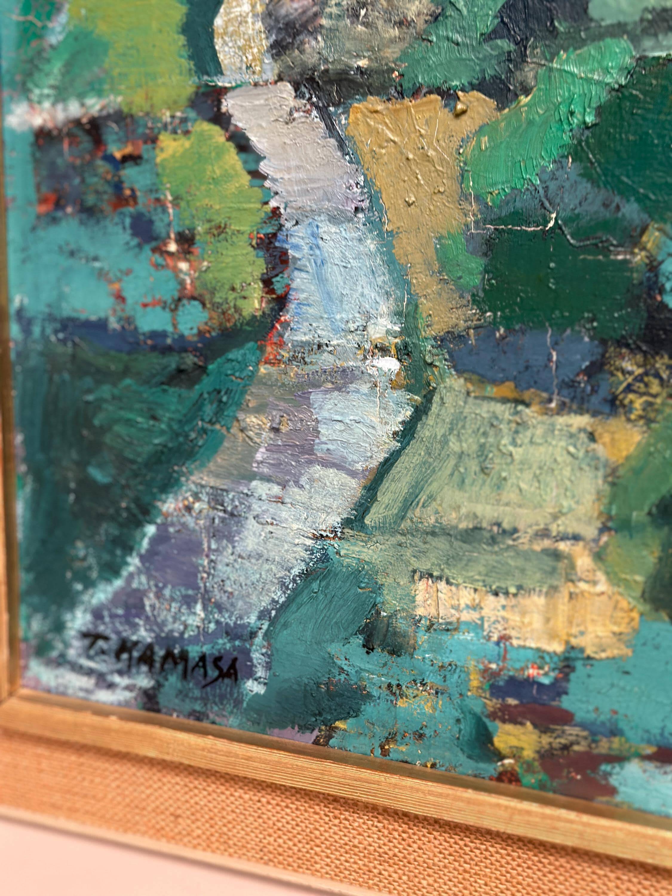 European Oil on Canvas – Landscape by Tadeusz Kamasa