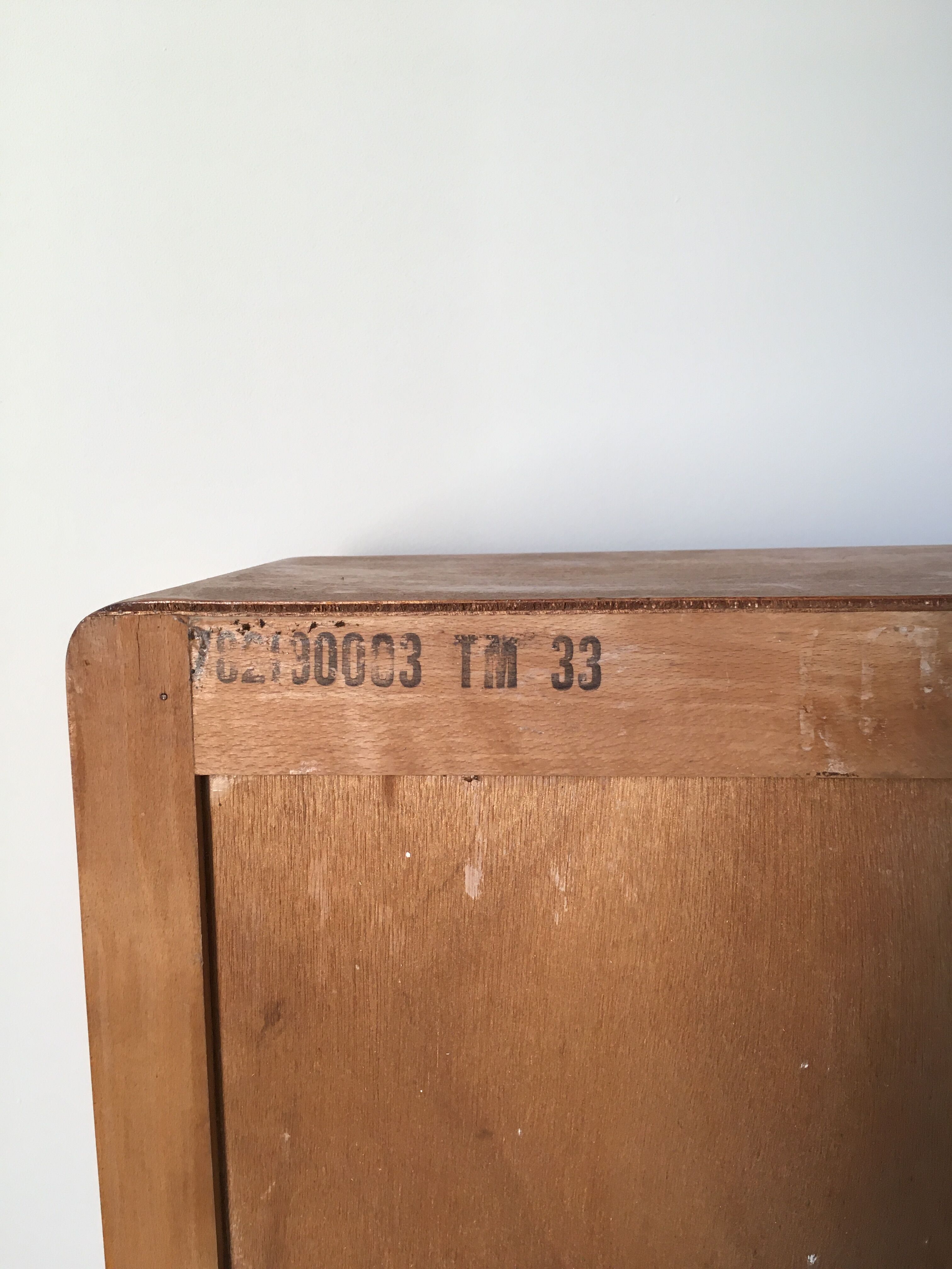 Small wooden library shelf