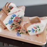 Gabriel FOURMAITRAUX (1886-1984) / 3-piece set / Sugar bowl, creamer and ceramic tray