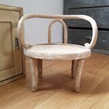 Wooden child armchair