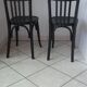 Lot  de 2 chaise de bistrot
