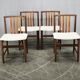 Set of Four Danish Teak Dining Chairs, Scandinavia, 1960s