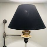 Articulated wall light in patinated nickel Chehoma 1987