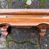 Small opium table, pot holder, teak, vintage