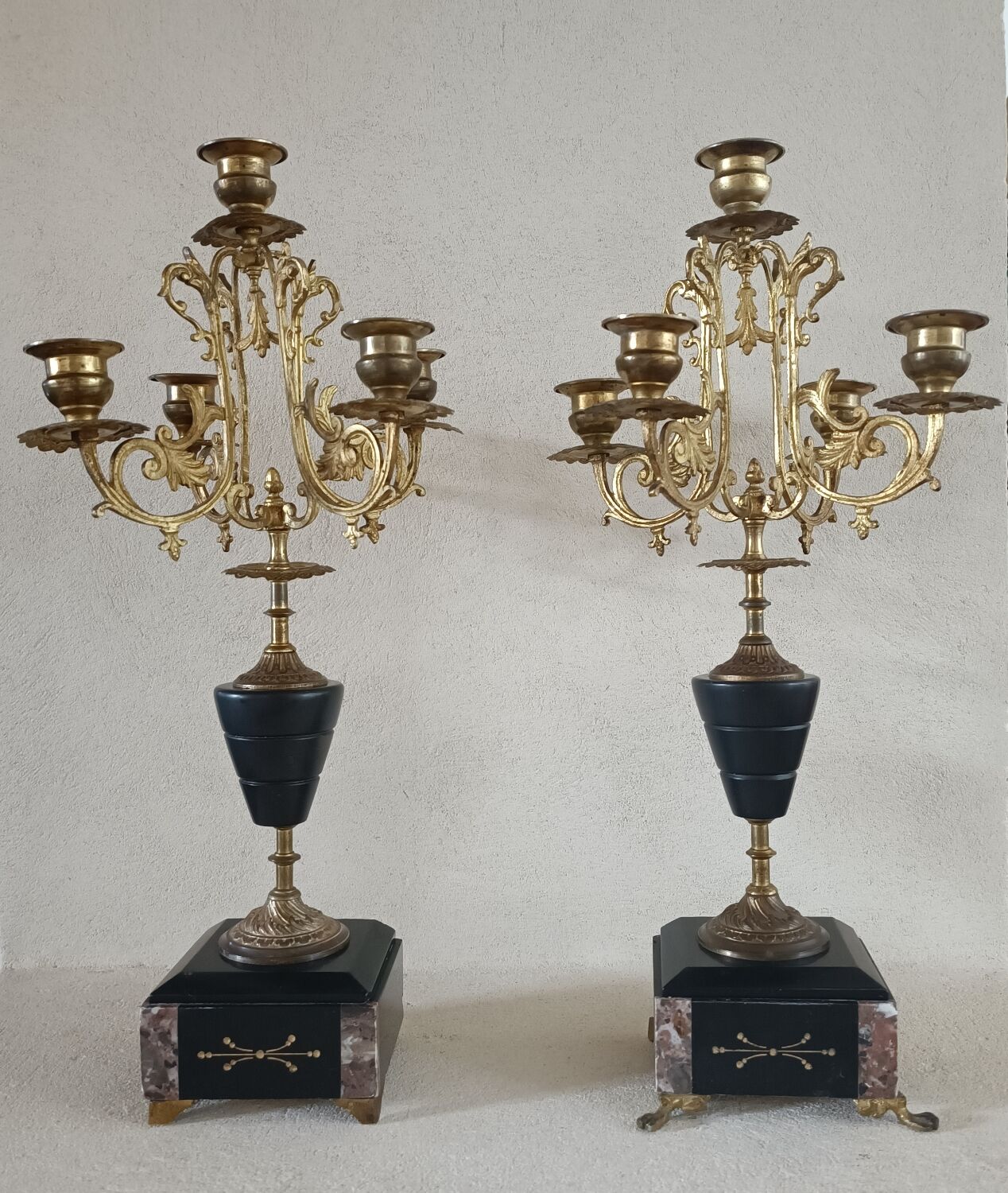 Pair of Napoleon III candelabra
