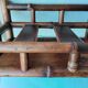 Bamboo shelf in Asian style