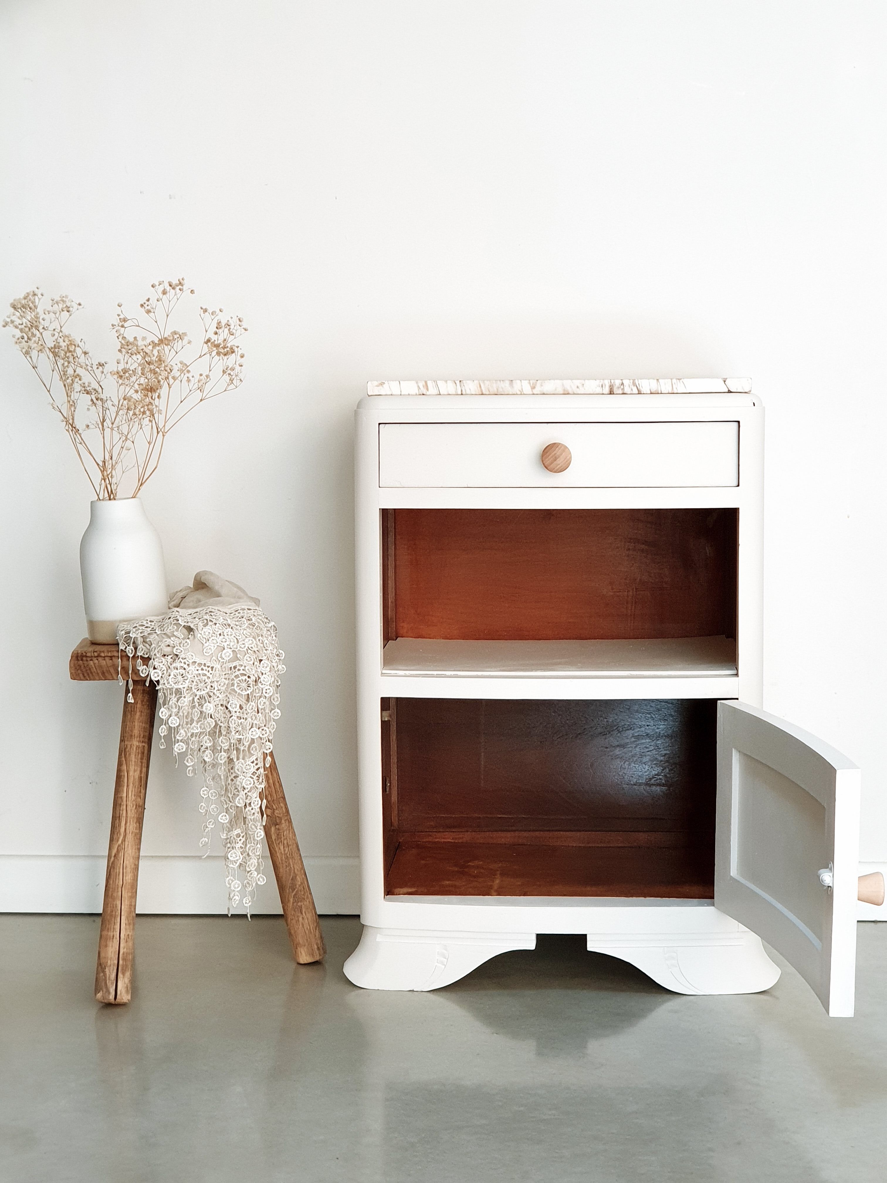 Art deco bedside table