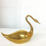 Swan solid brass, 1970
