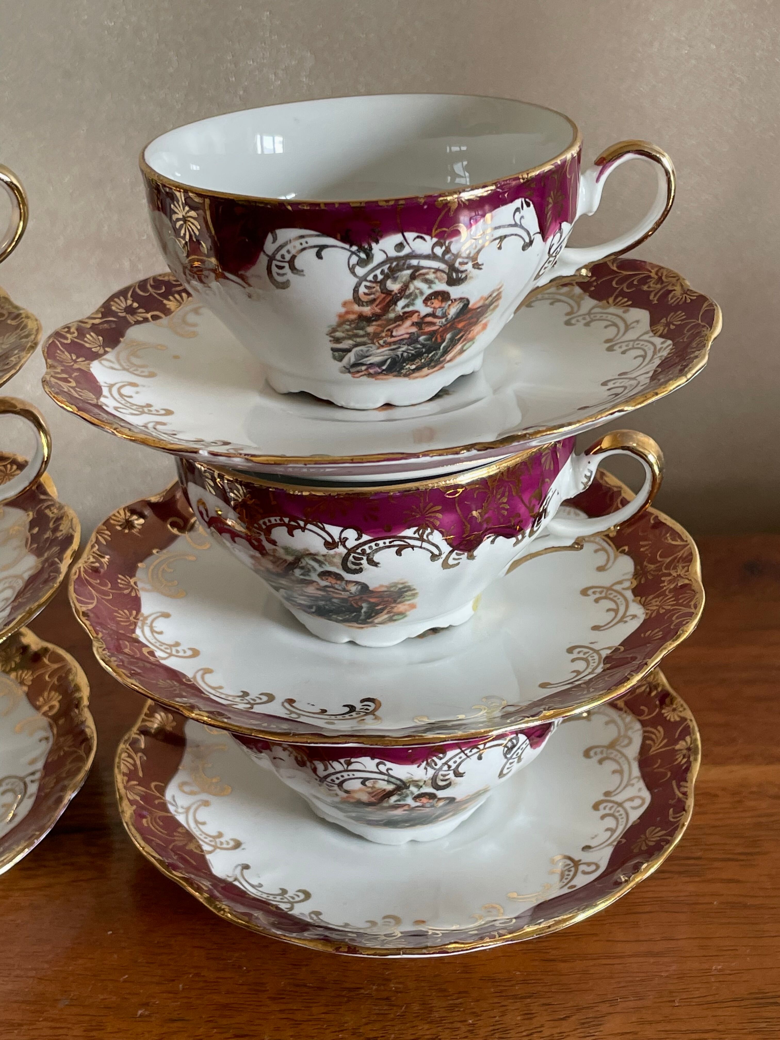 Fine porcelain coffee service adp italy