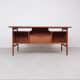 Omann Jun teak desk model 75, 1960s