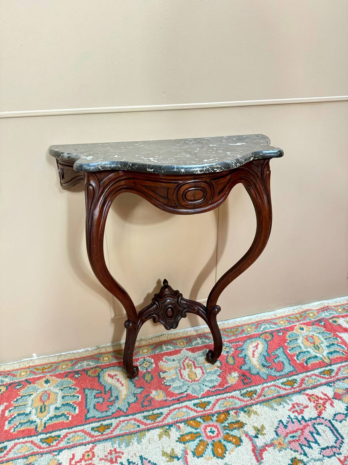 Mahogany Console from the Napoleon III Period, 19th Century