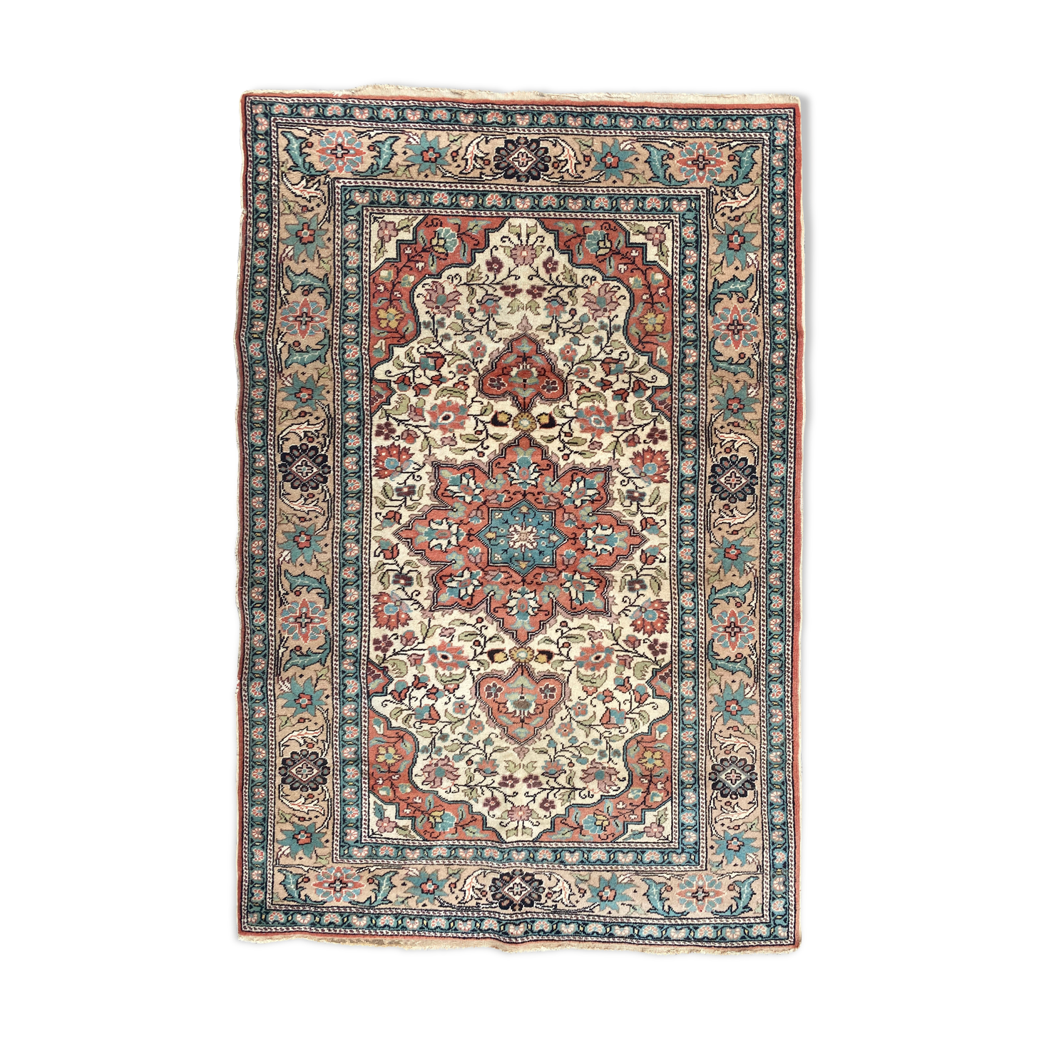 Nice old carpet of Turkey Kayseri handmade 120x180 cm