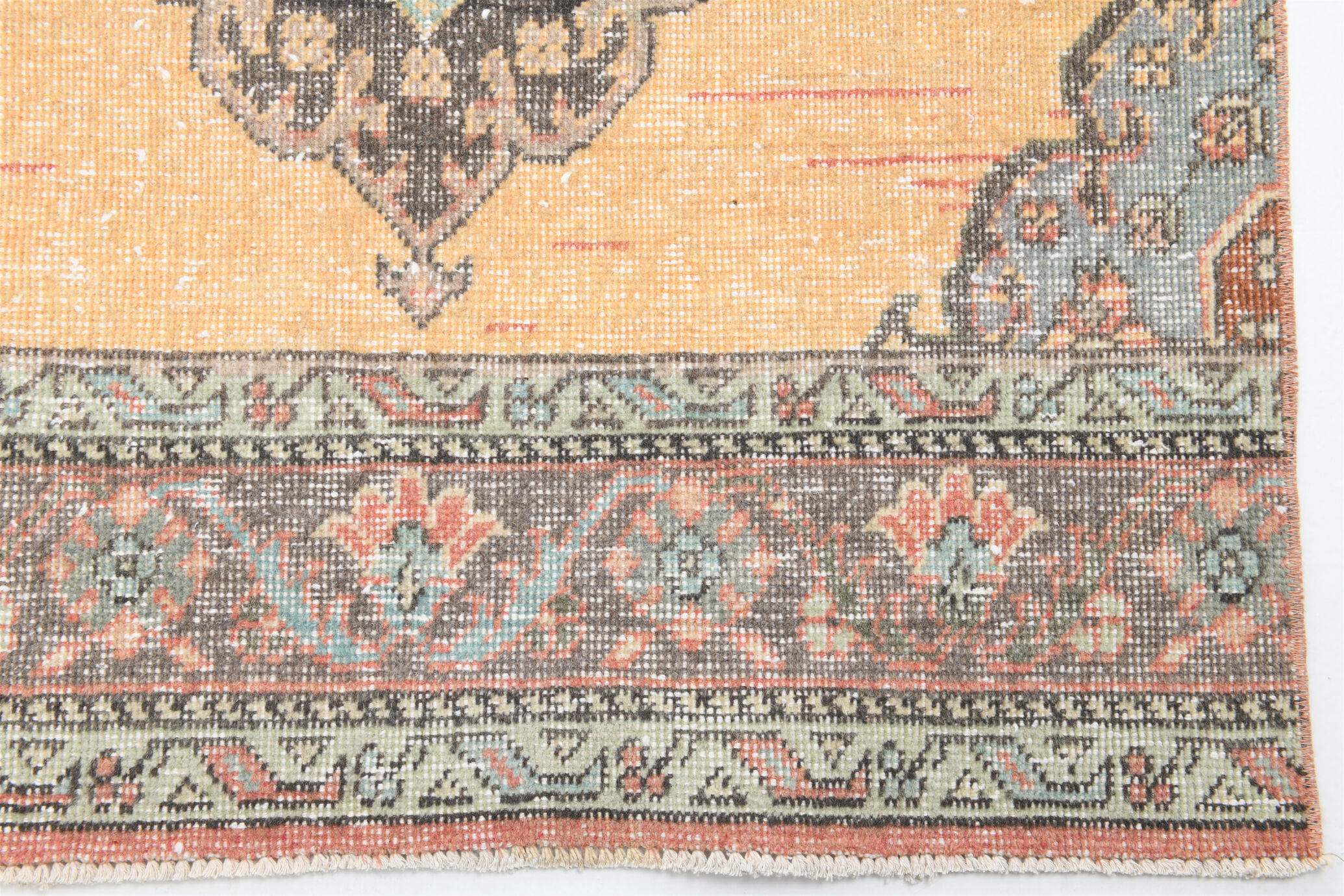 408x91cm vintage capet runner rug