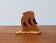 Vintage wooden penguin sculpture, set of 3.