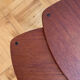 Danish Mid-Century Beside Teak Tables by Ejnar Larsen & Aksel Bender Madsen