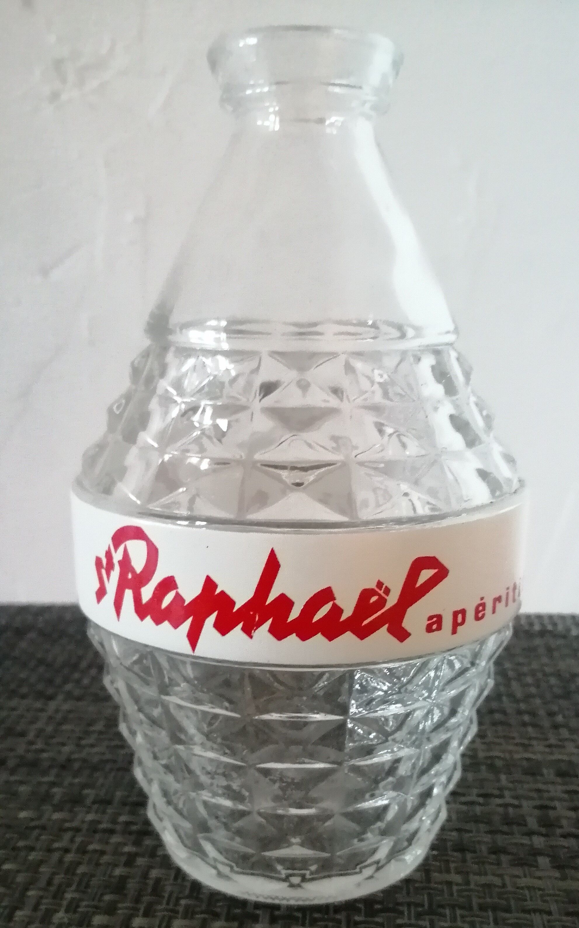 Carafe de bistrot vintage "St Raphael"