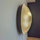 Large glass and metal wall lamp from the 50s - vintage Prisma design