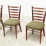 Ensemble de quatre chaises de salle à manger danoises