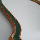 Gold leaf gilded wooden mirror