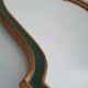Gold leaf gilded wooden mirror