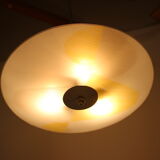 Retro glass pendant in style of Brusel, 1960's.
