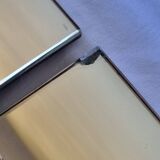 Folding triptych wall mirror, 1960s, 120 x 85 cm
