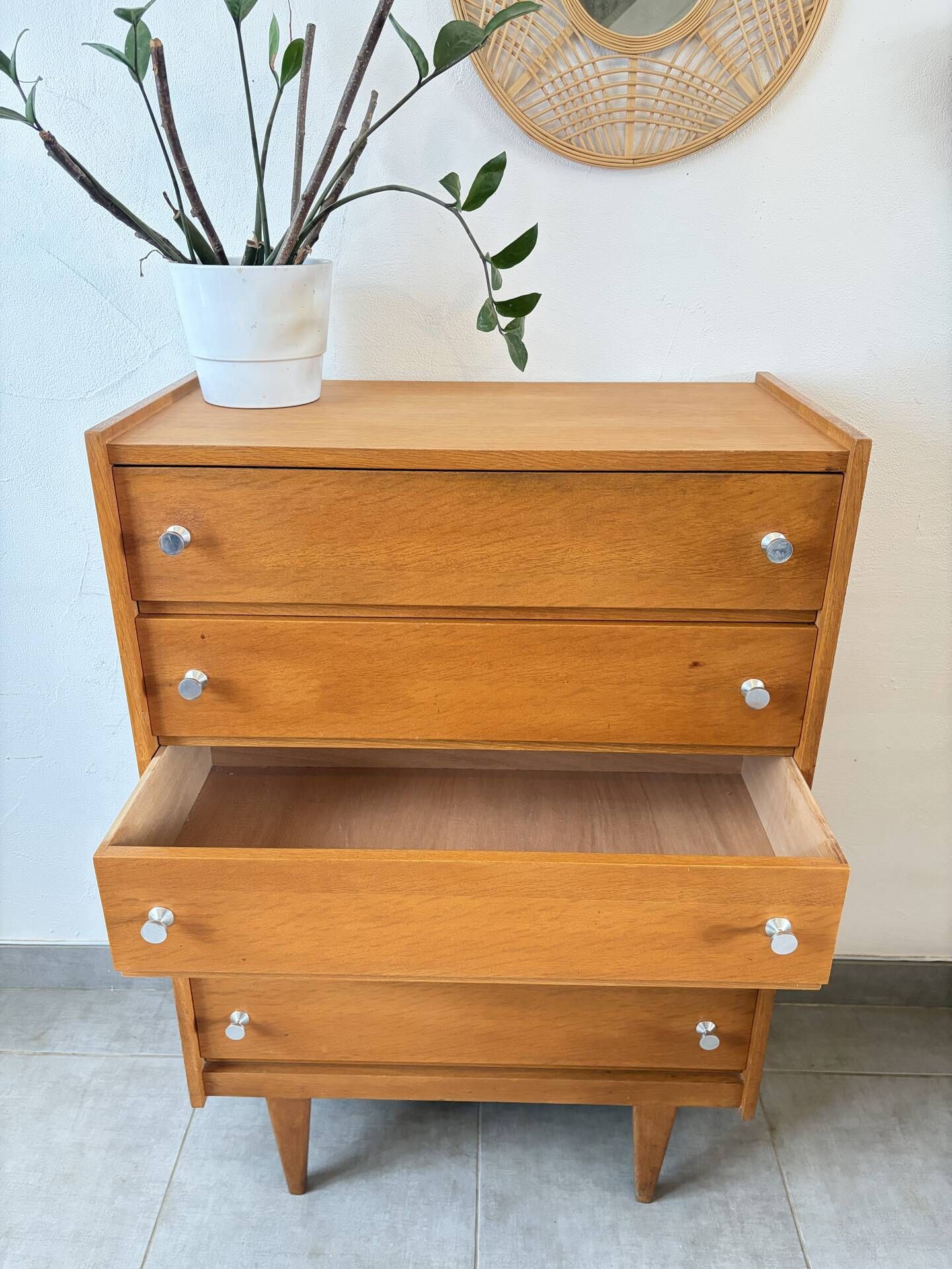 Scandinavian vintage chest of drawers / dresser