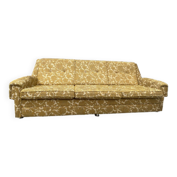 Mid-century upholstered folding sofa, 1970s, Central Europe