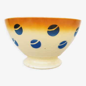 Vintage moon earthenware bowl