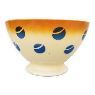 Vintage moon earthenware bowl