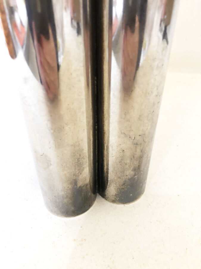 Soliflore silver metal 70s