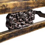 Woven sieve square coffee table