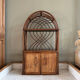 Vintage rattan shelf